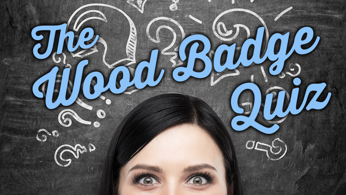 The Wood Badge Quiz Is Live!